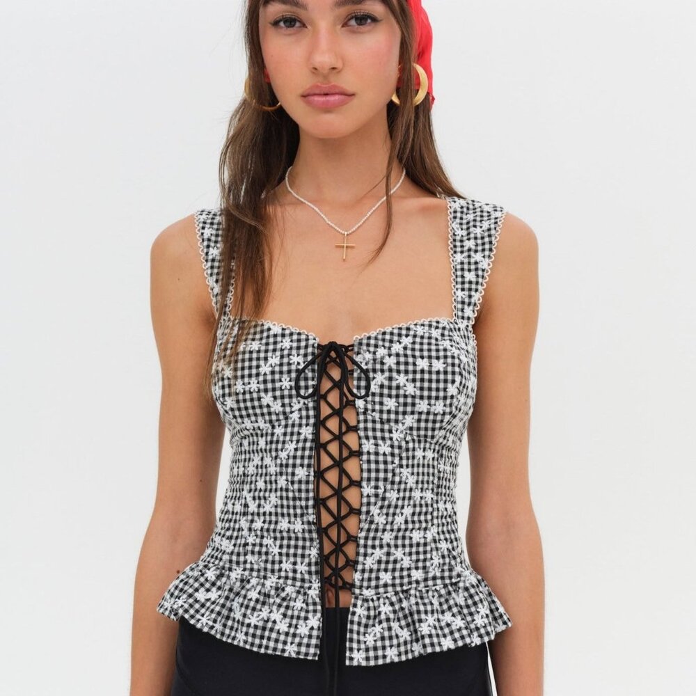 For Love & Lemons Mimi Corset Top